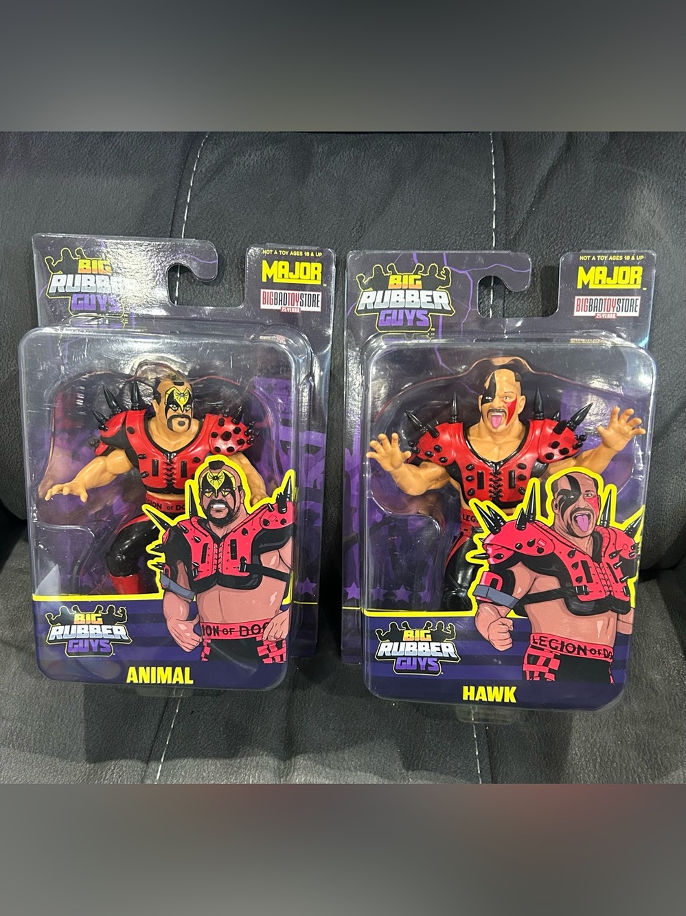 Legion of doom - Big rubber guys! Big bad toy store exclusive!